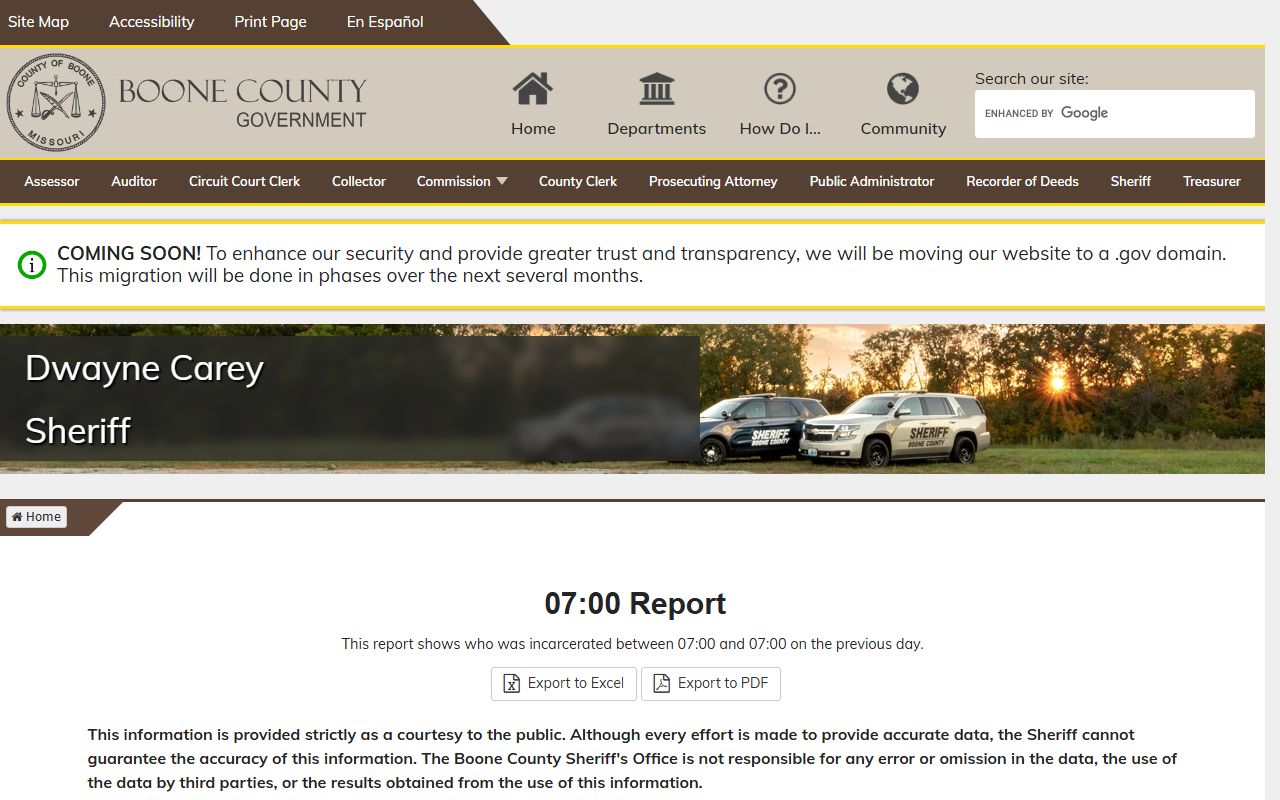 Boone County arrest records recent arrests report